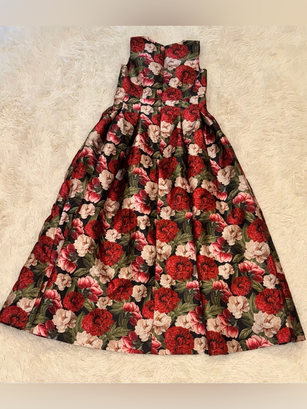 NEW SACHIN & BABI Brooke Peony floral sleeveless A-Line Gown Sz 8 - Picture 9 of 13